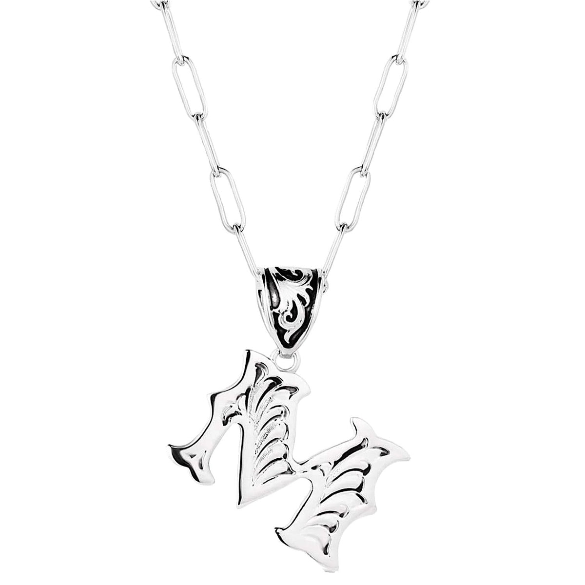 Montana Silversmiths Montana Initial Necklace - M
