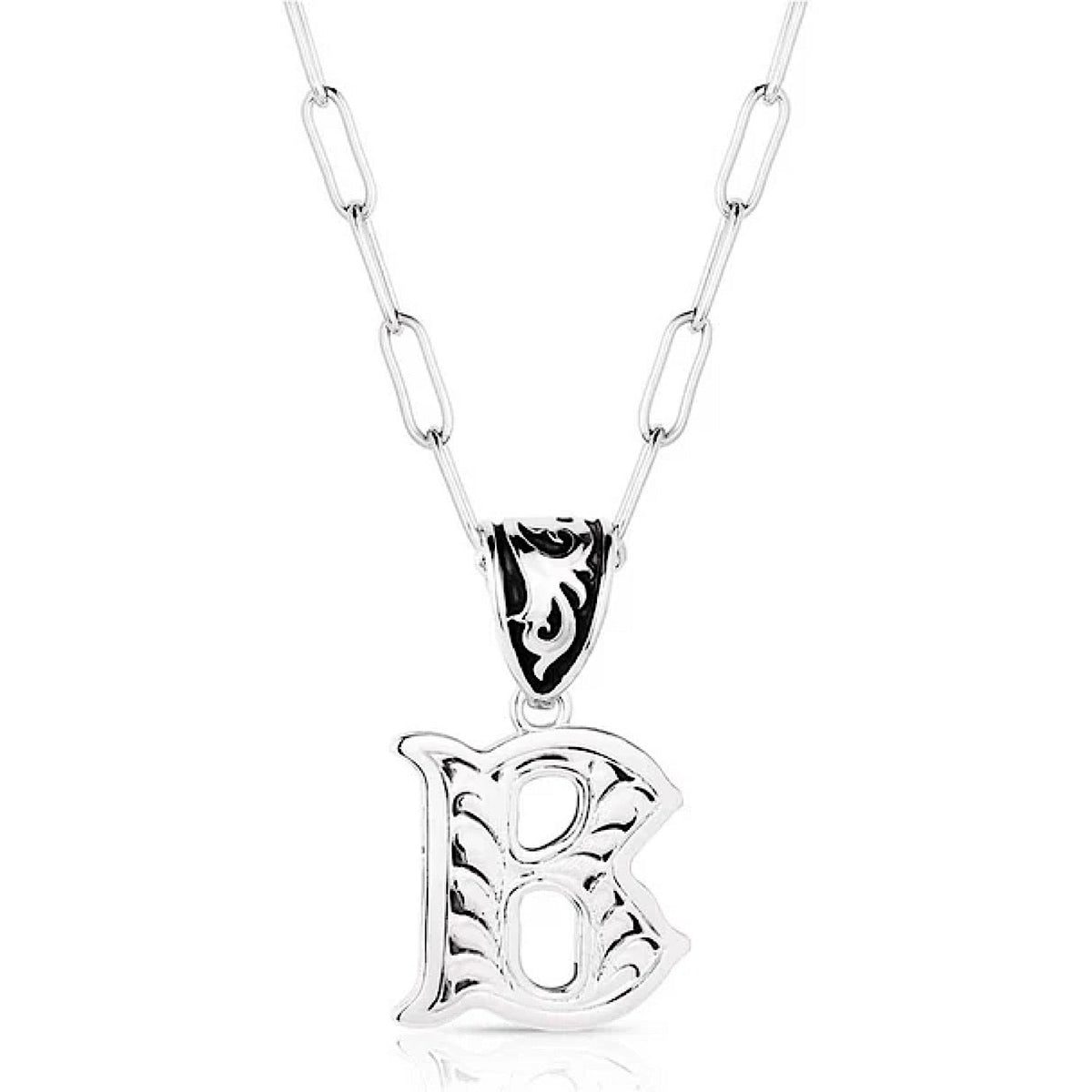 Montana Silversmiths Western Initial Necklace