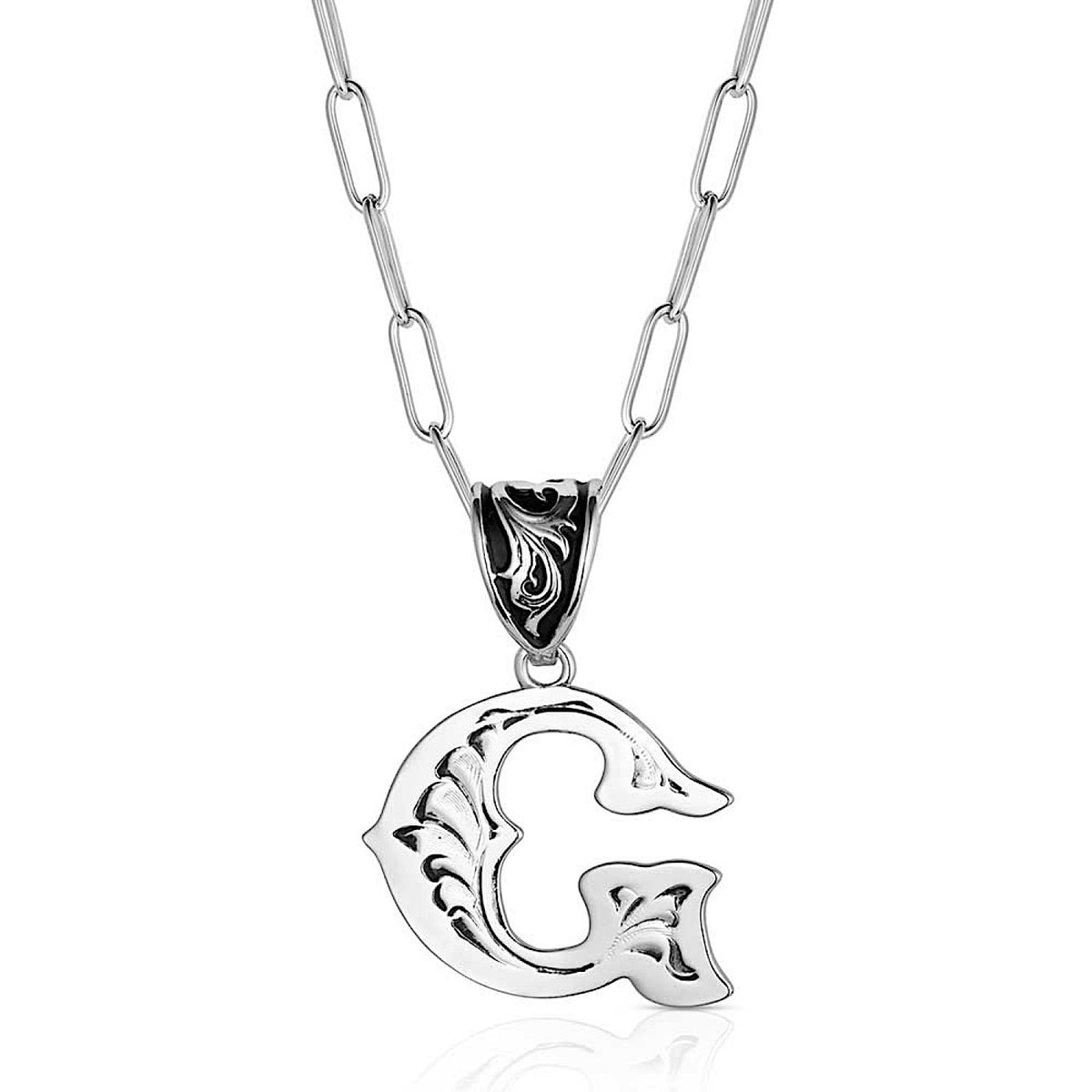 Montana Silversmiths Western Initial Necklace