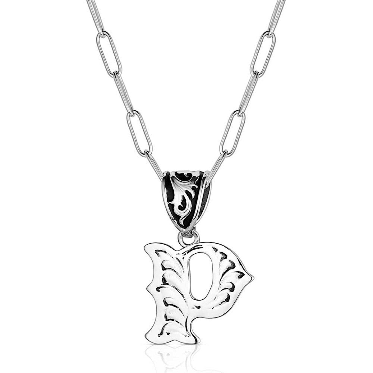 Montana Silversmiths Western Initial Necklace