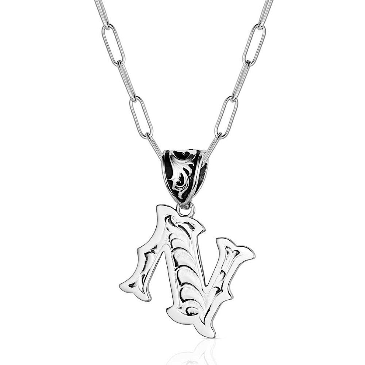 Montana Silversmiths Western Initial Necklace