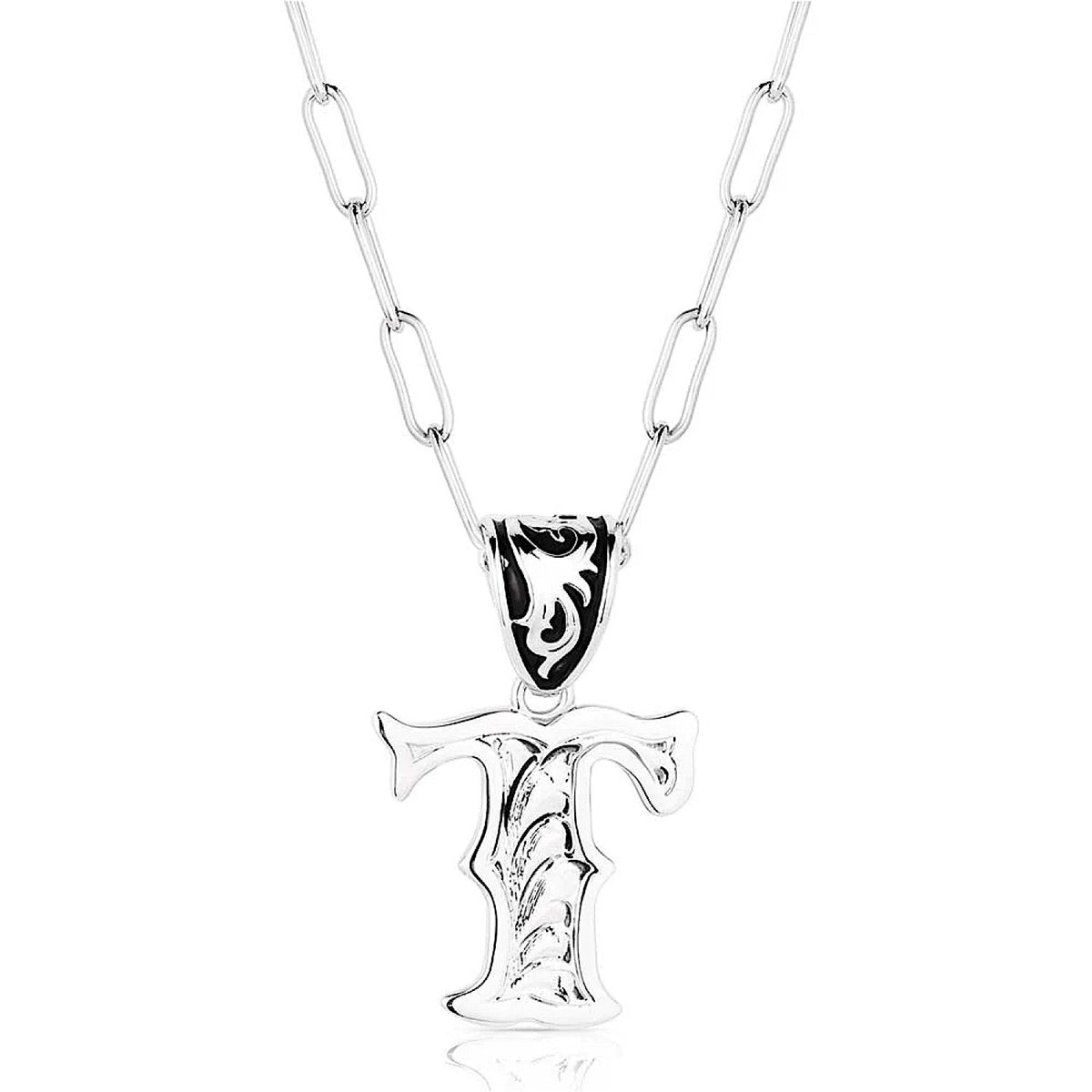 Montana Silversmiths Montana Initial Necklace - T