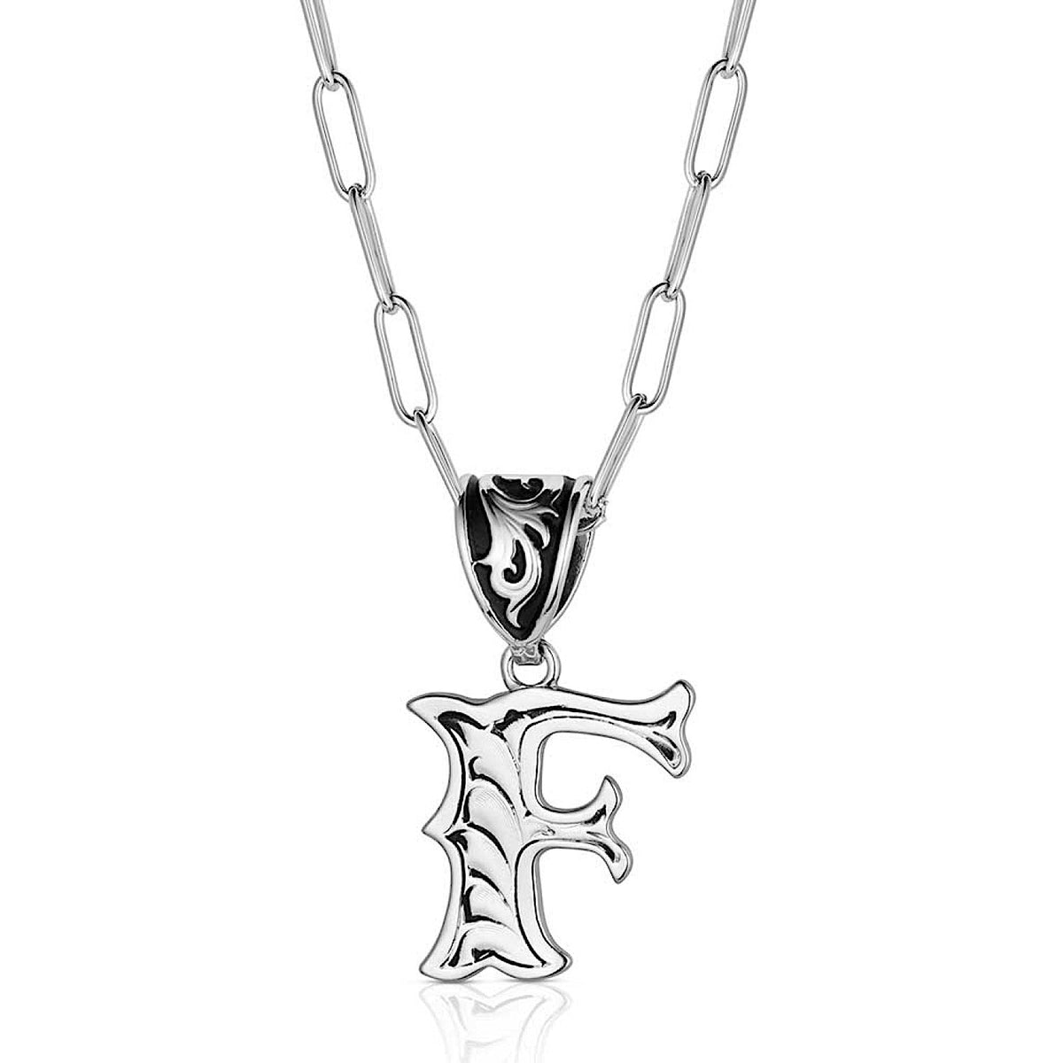 Montana Silversmiths Western Initial Necklace
