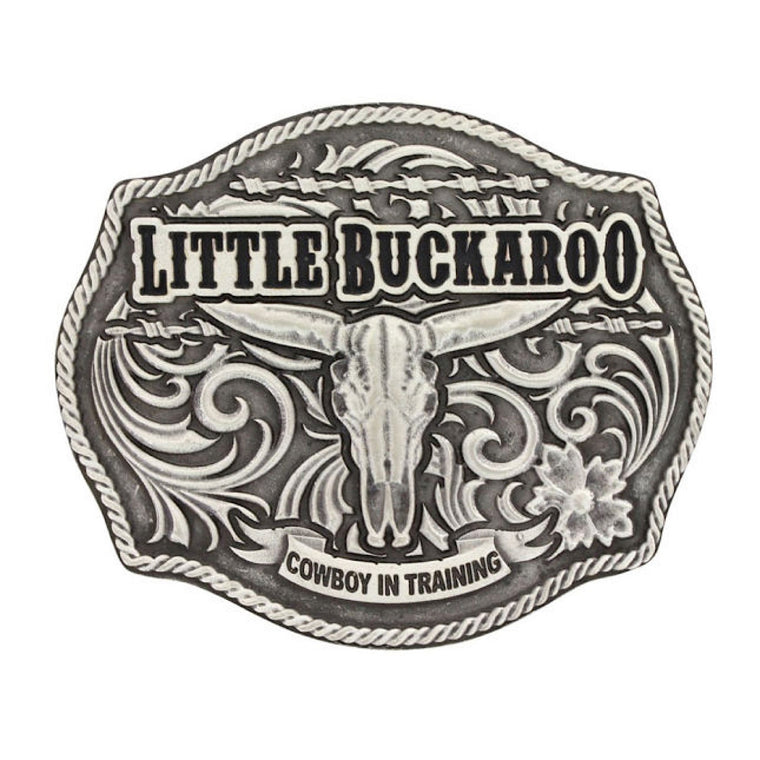 Montana Silversmiths KIDS Classic Impressions Lil' Buckaroo Skull Attitude Buckle