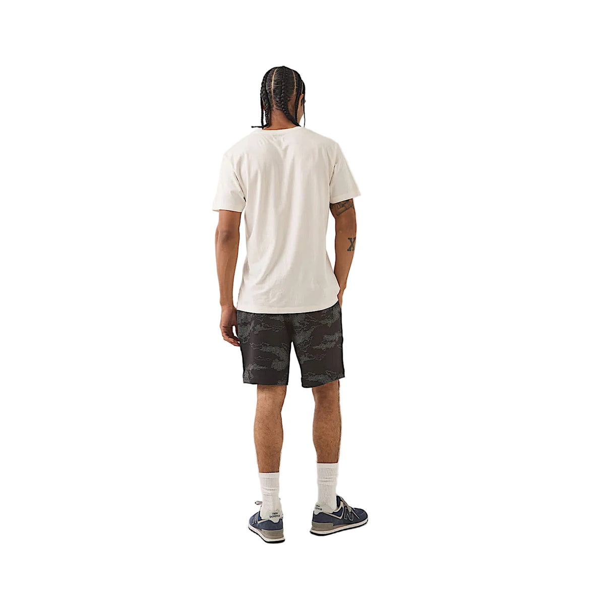 Brixton Men's Journey Active Short - Black Camo