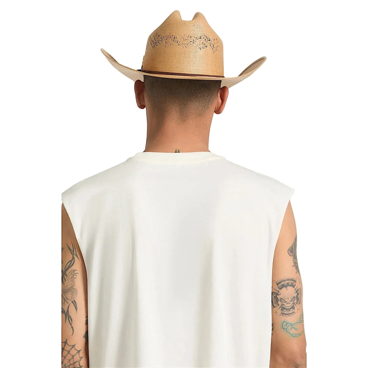 Brixton Lone Star Straw Cowboy Hat - Texas Gold