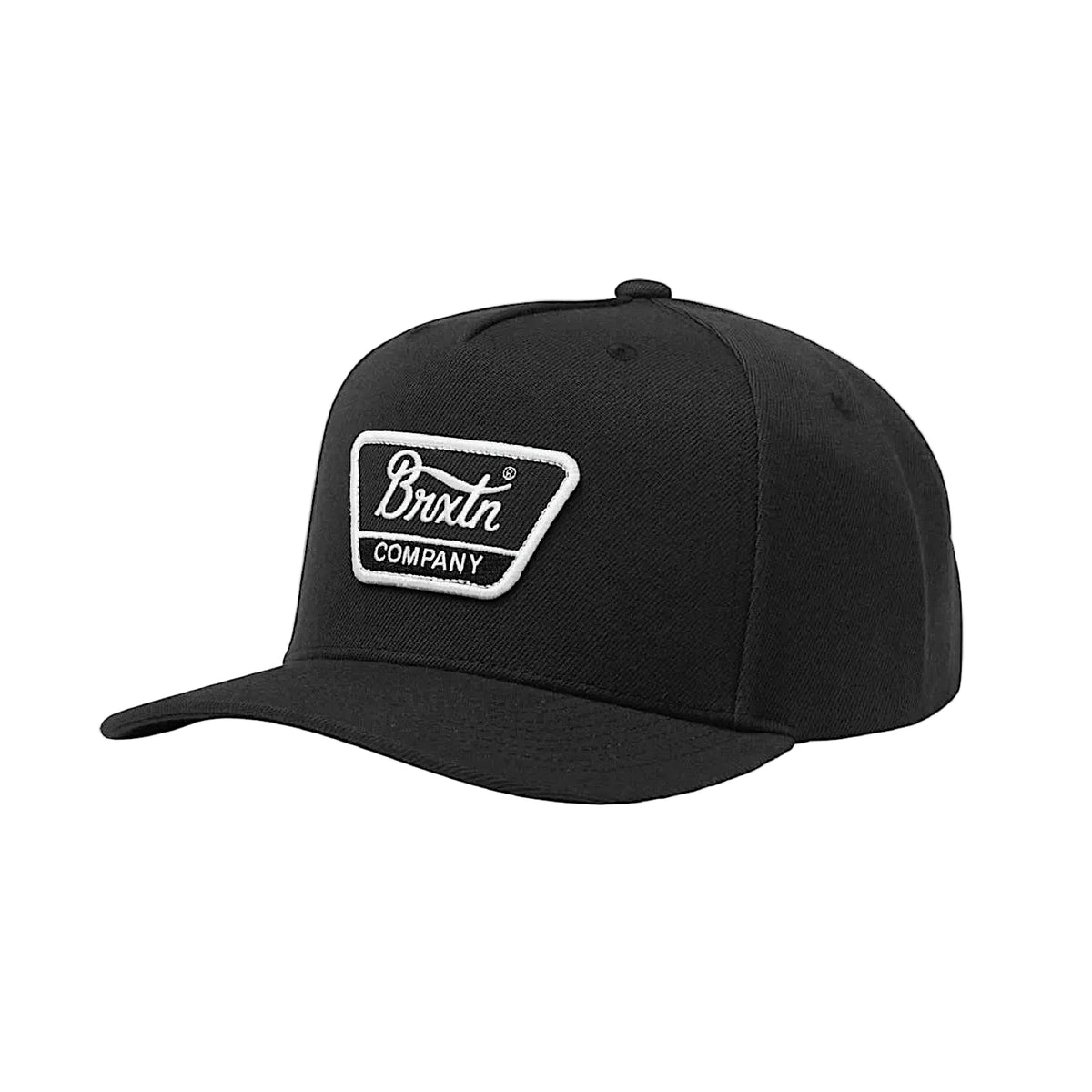 Brixton Linwood Netplus Snapback Cap - Black/White
