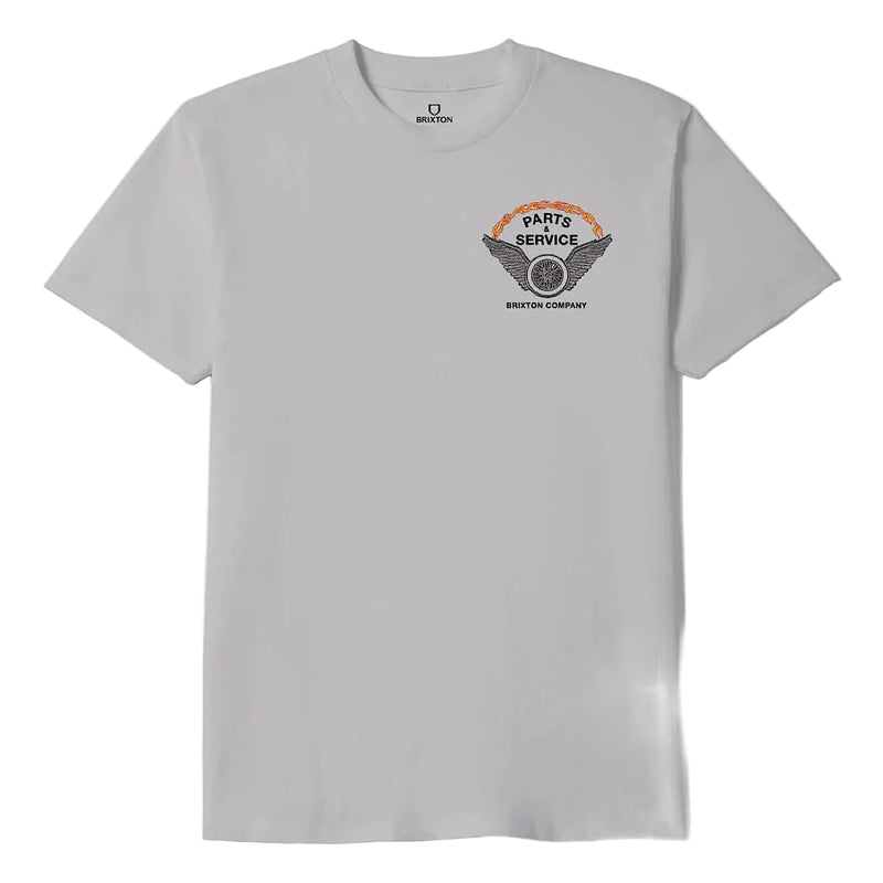 Brixton Men’s Leeway T-Shirt - Pebble Stone Worn Wash