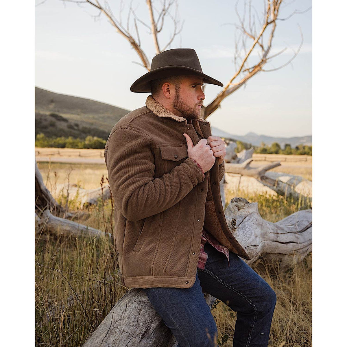 Outback Trading Men’s Cillian Jacket - Brown
