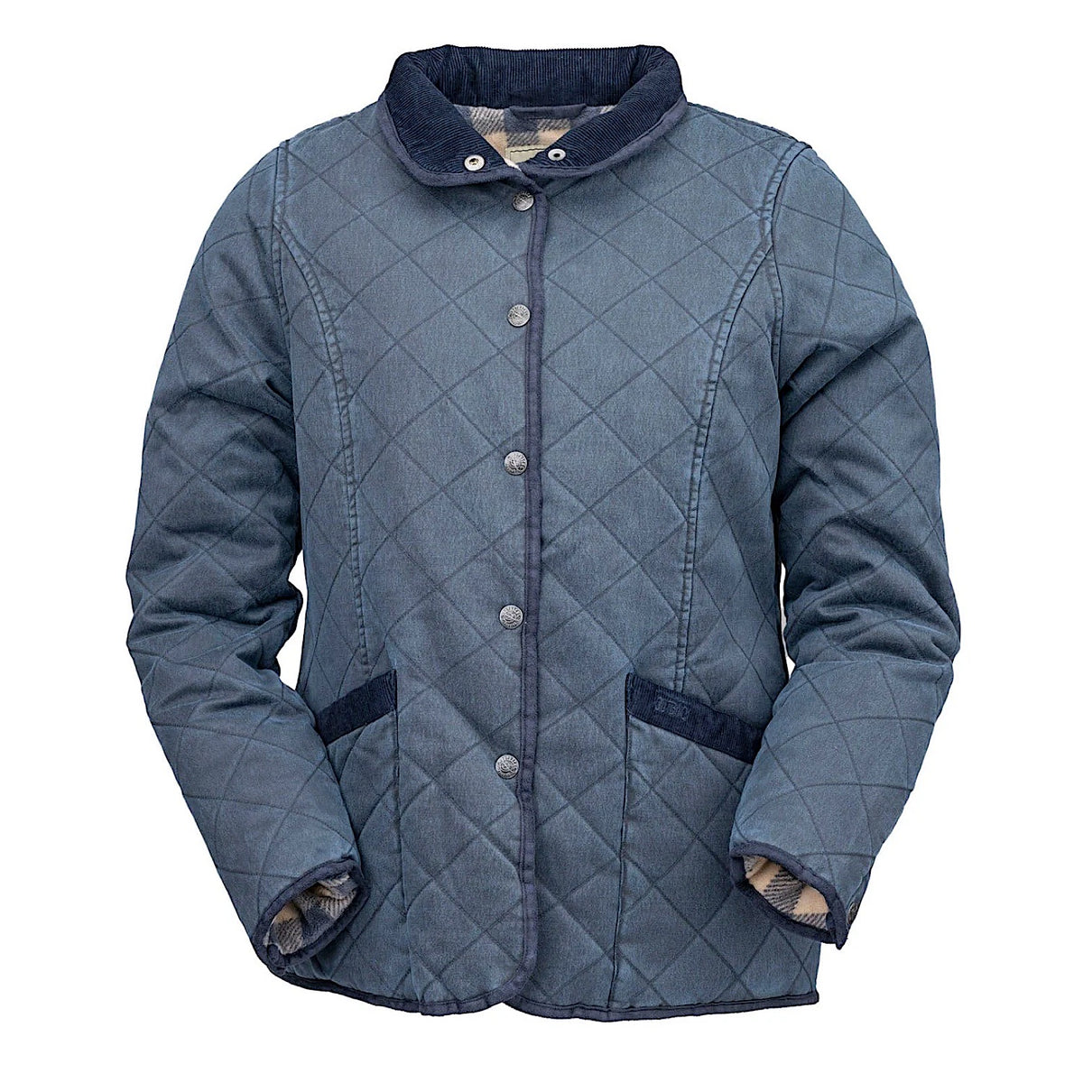 Outback Trading Women's Canyonland Barn Jacket - Navy