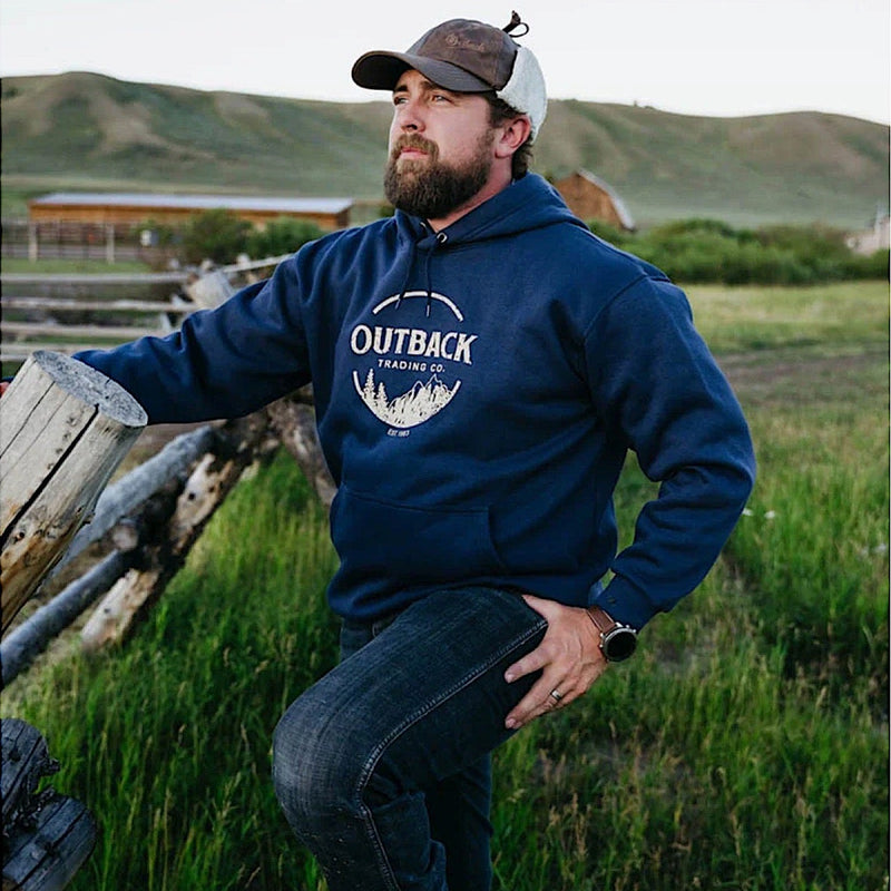 Outback Trading Men’s Outback Hoodie - Navy