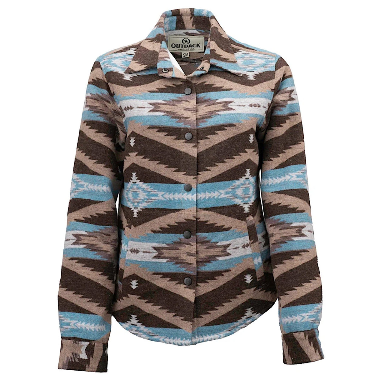 Outback Trading Women’s Daphne Shirt Jacket - Light Brown