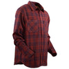 Outback Trading Mens Clyde Big Shirt - Red