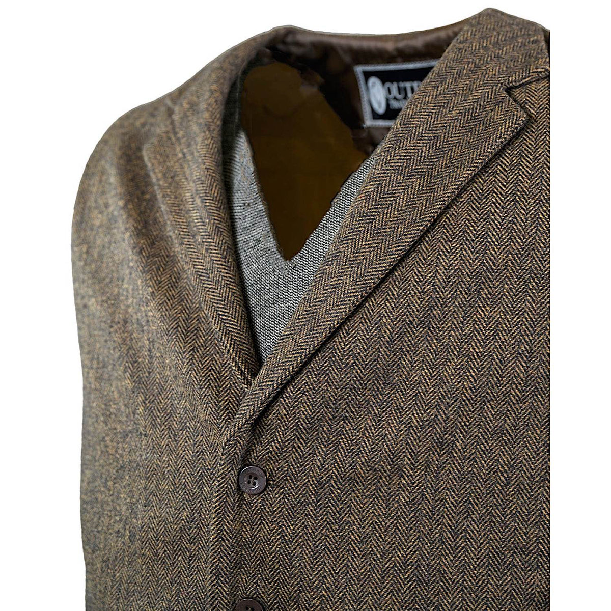 Outback Trading Men’s Jessie Vest - Dark Brown