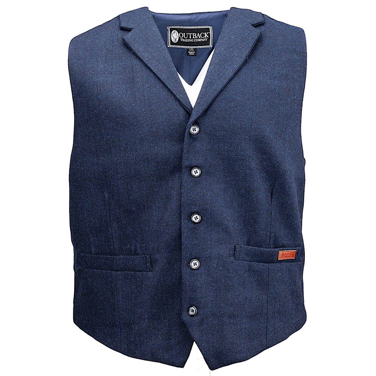 Outback Trading Men’s Jessie Vest - Navy
