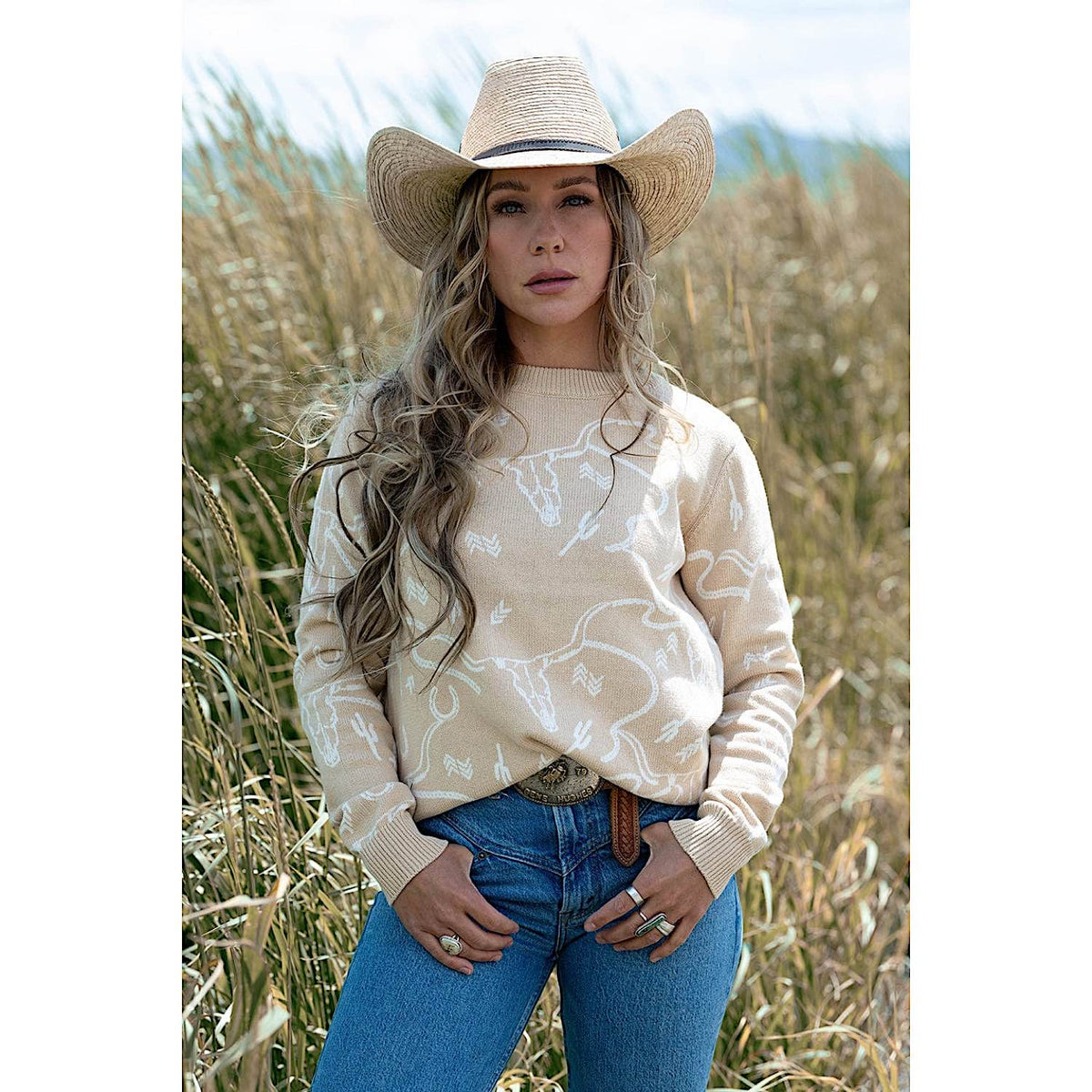 Outback Trading Women's Ainsley Sweater - Tan