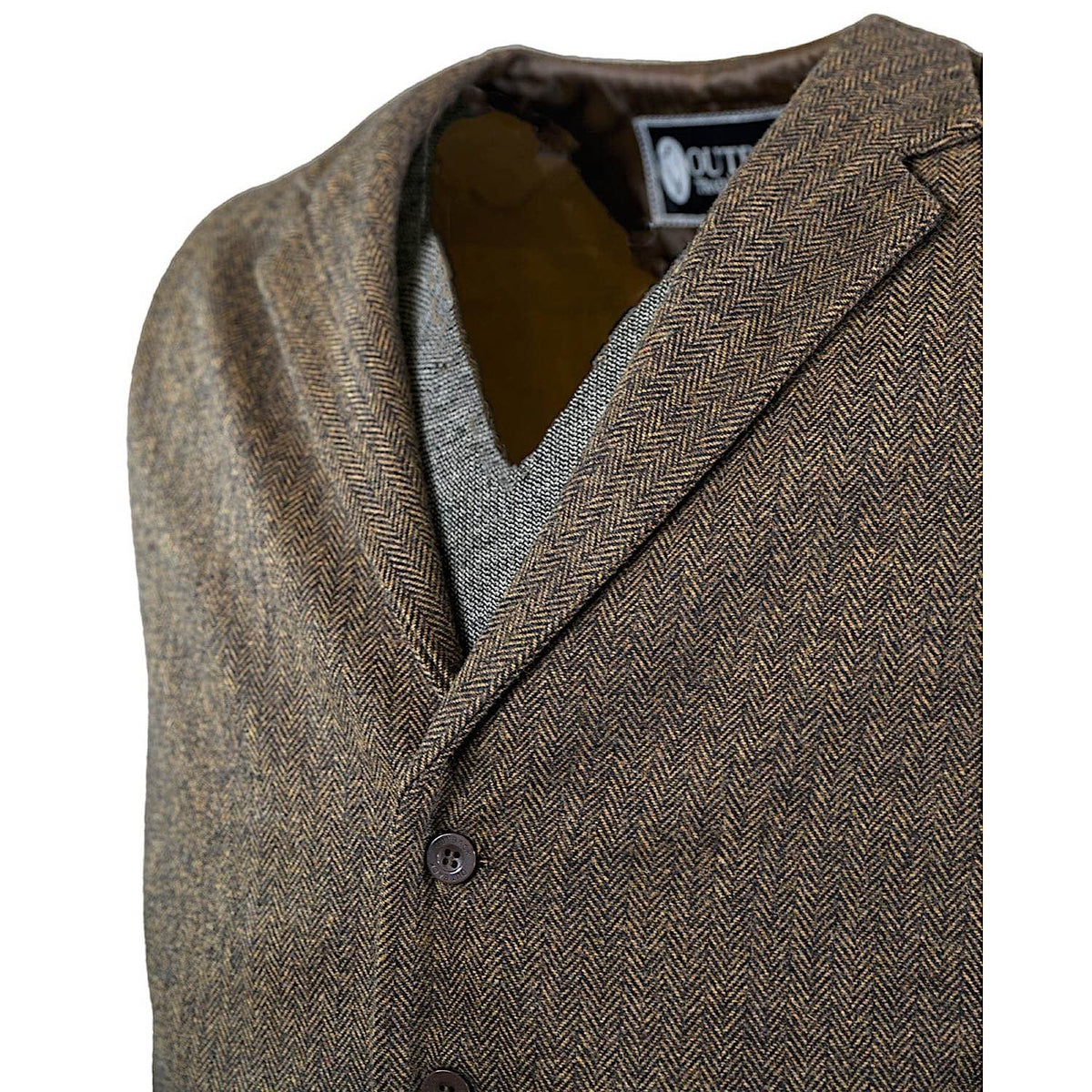 Outback Trading Men’s Jessie Vest - Dark Brown