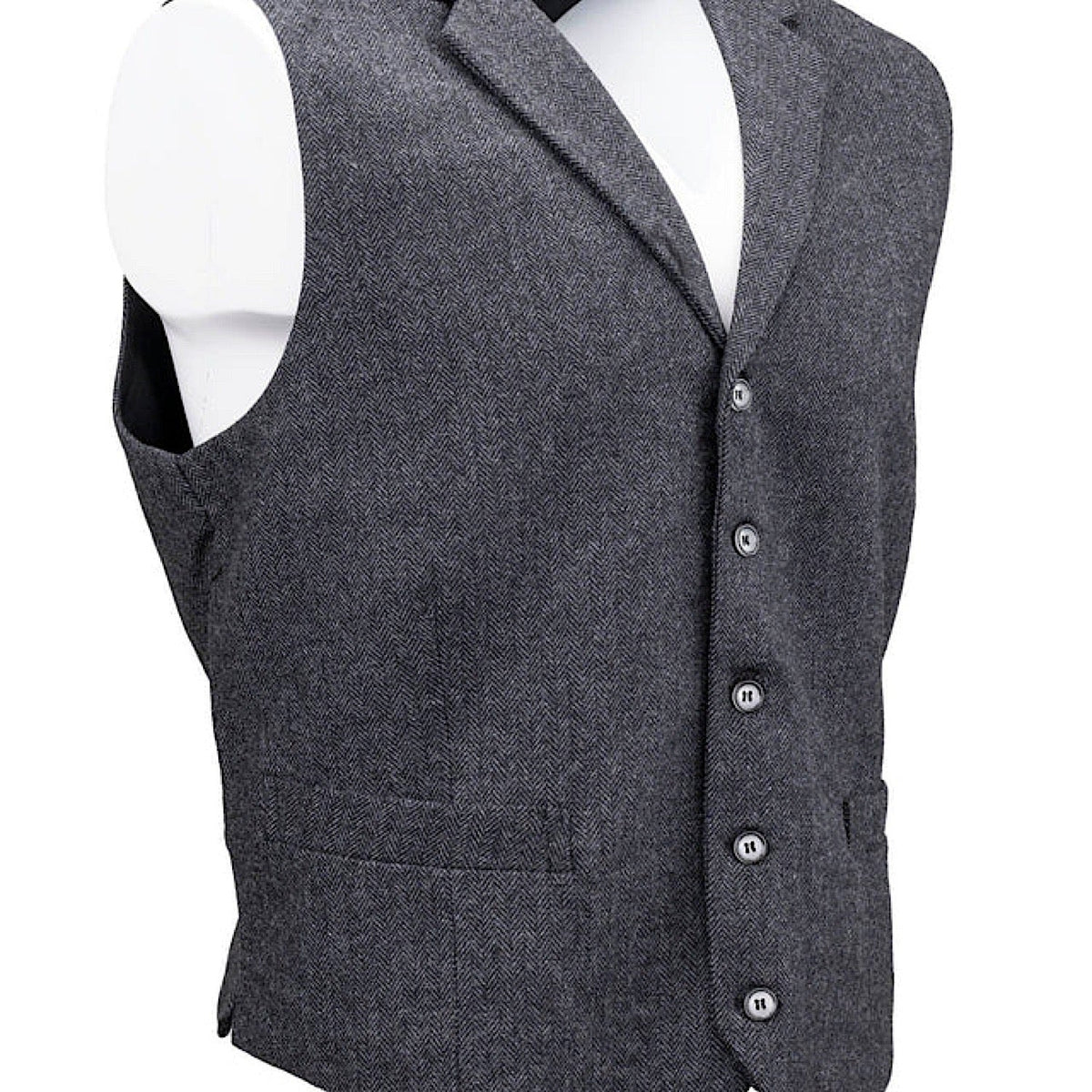 Outback Trading Mens Jessie Vest - Grey