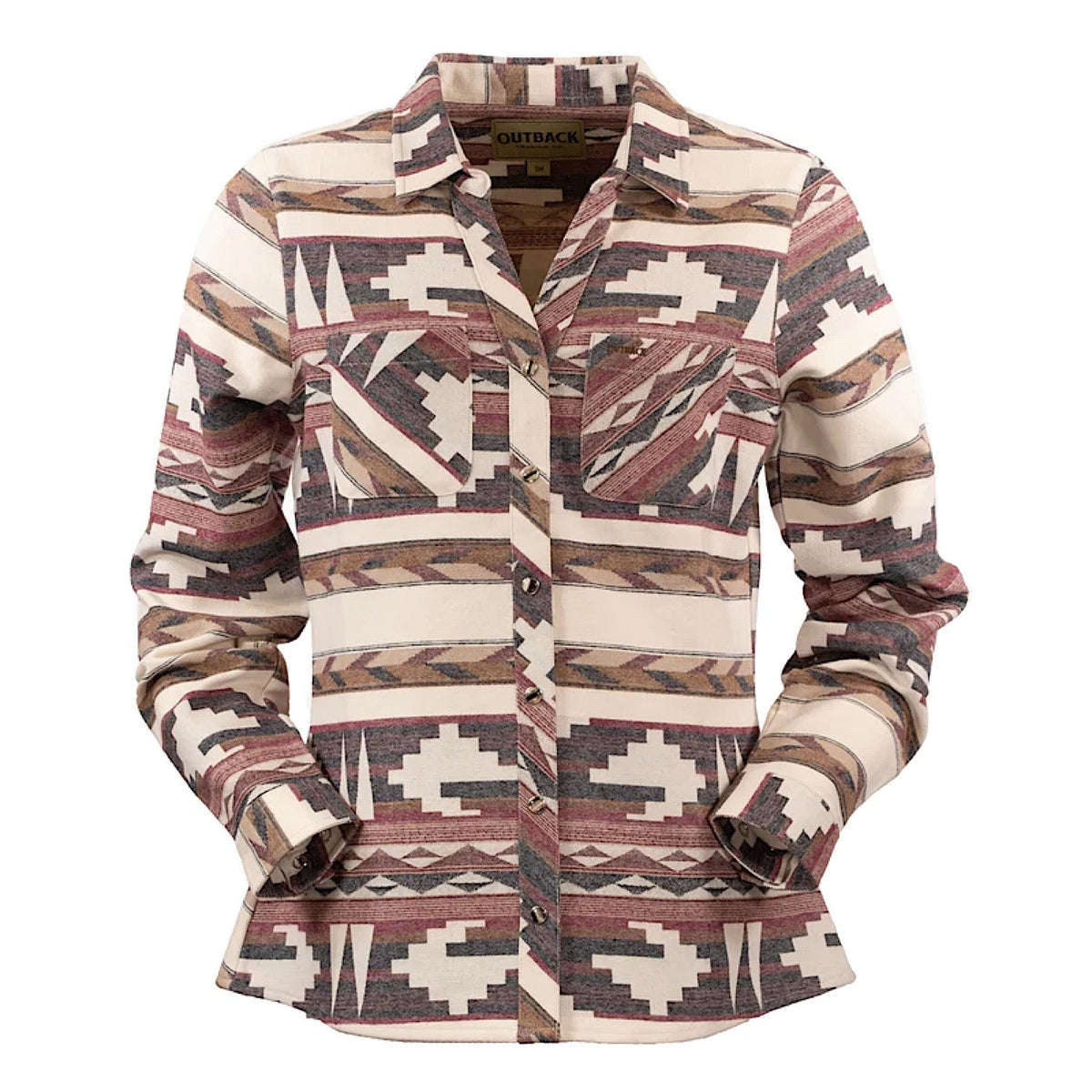 Outback Trading Womens Camille Shirt - Bone