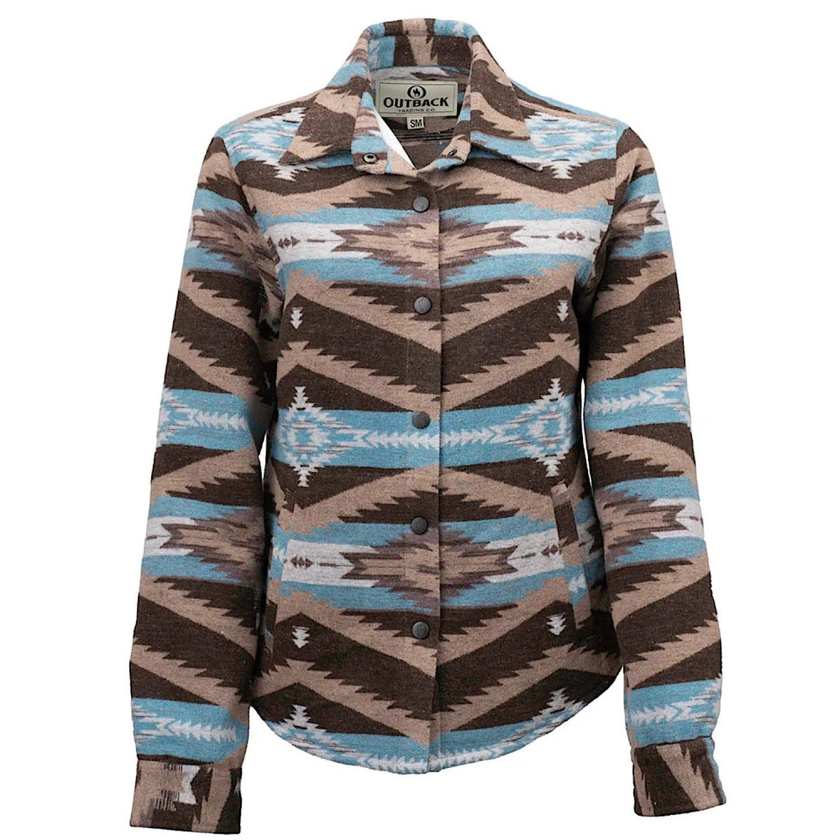 Outback Trading Women’s Daphne Shirt Jacket - Light Brown