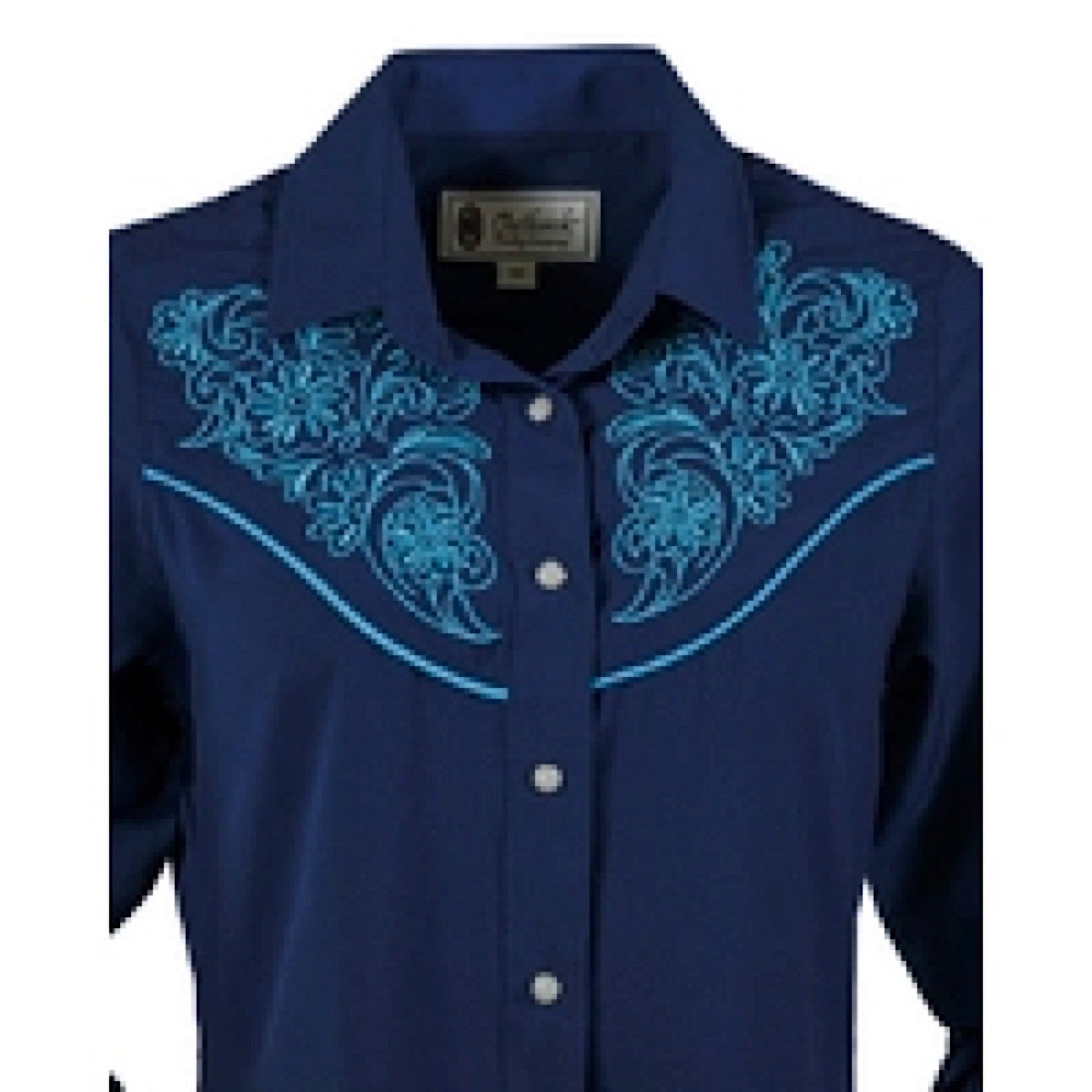 Outback Trading Womens Isla Shirt-Navy