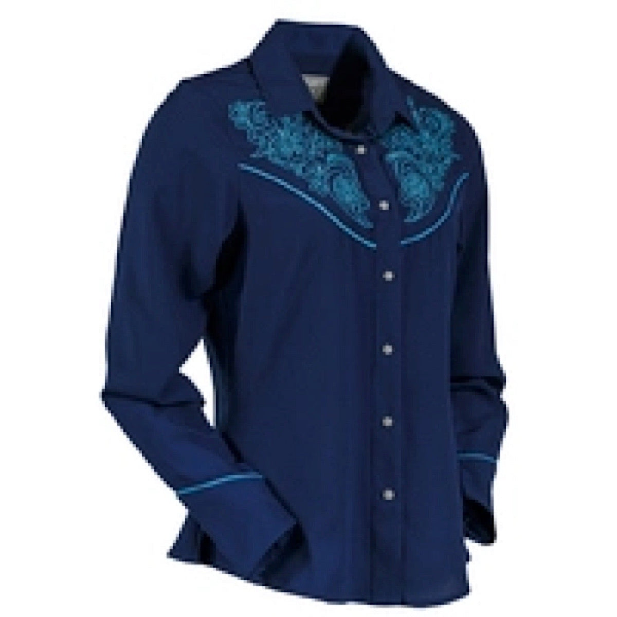 Outback Trading Womens Isla Shirt-Navy