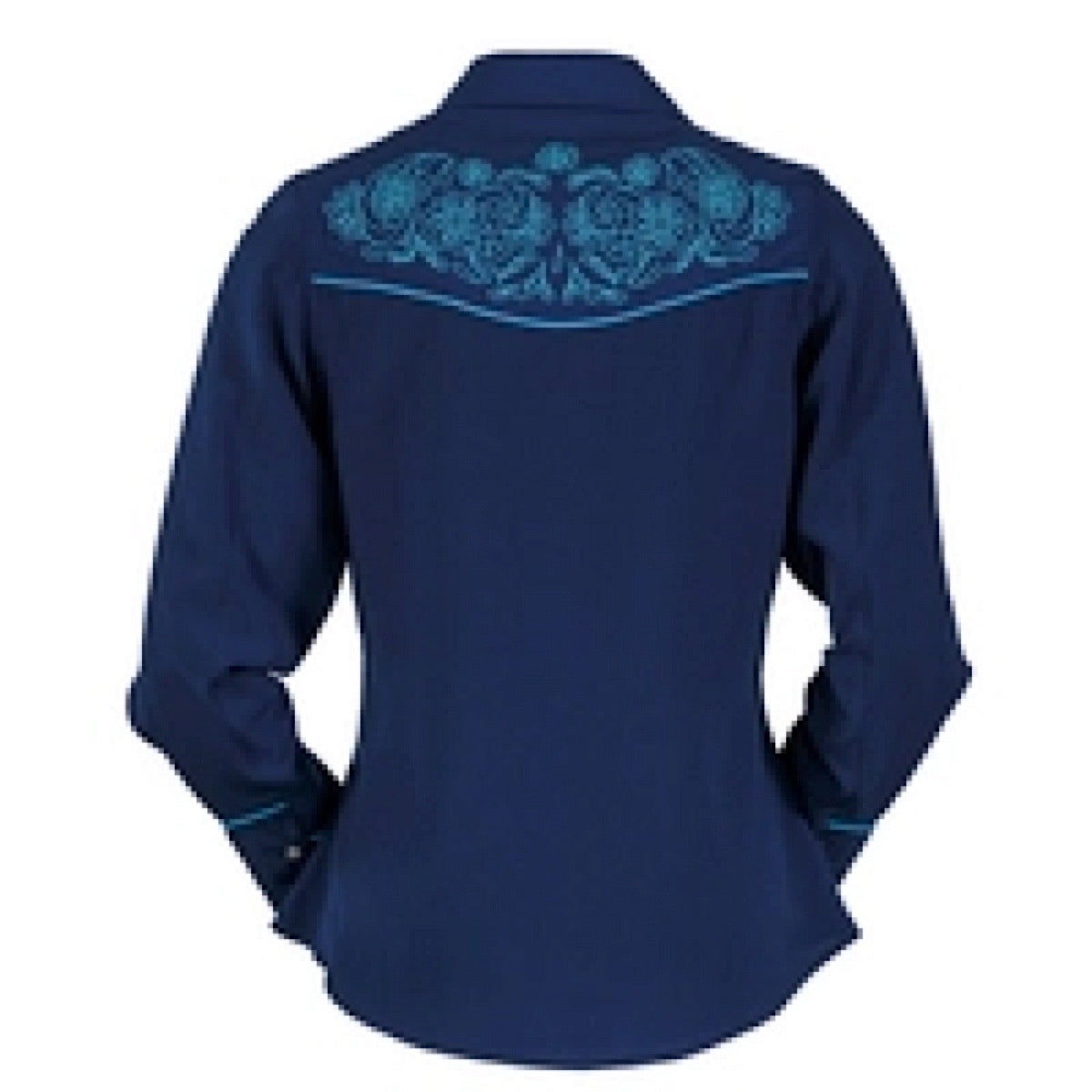 Outback Trading Womens Isla Shirt-Navy