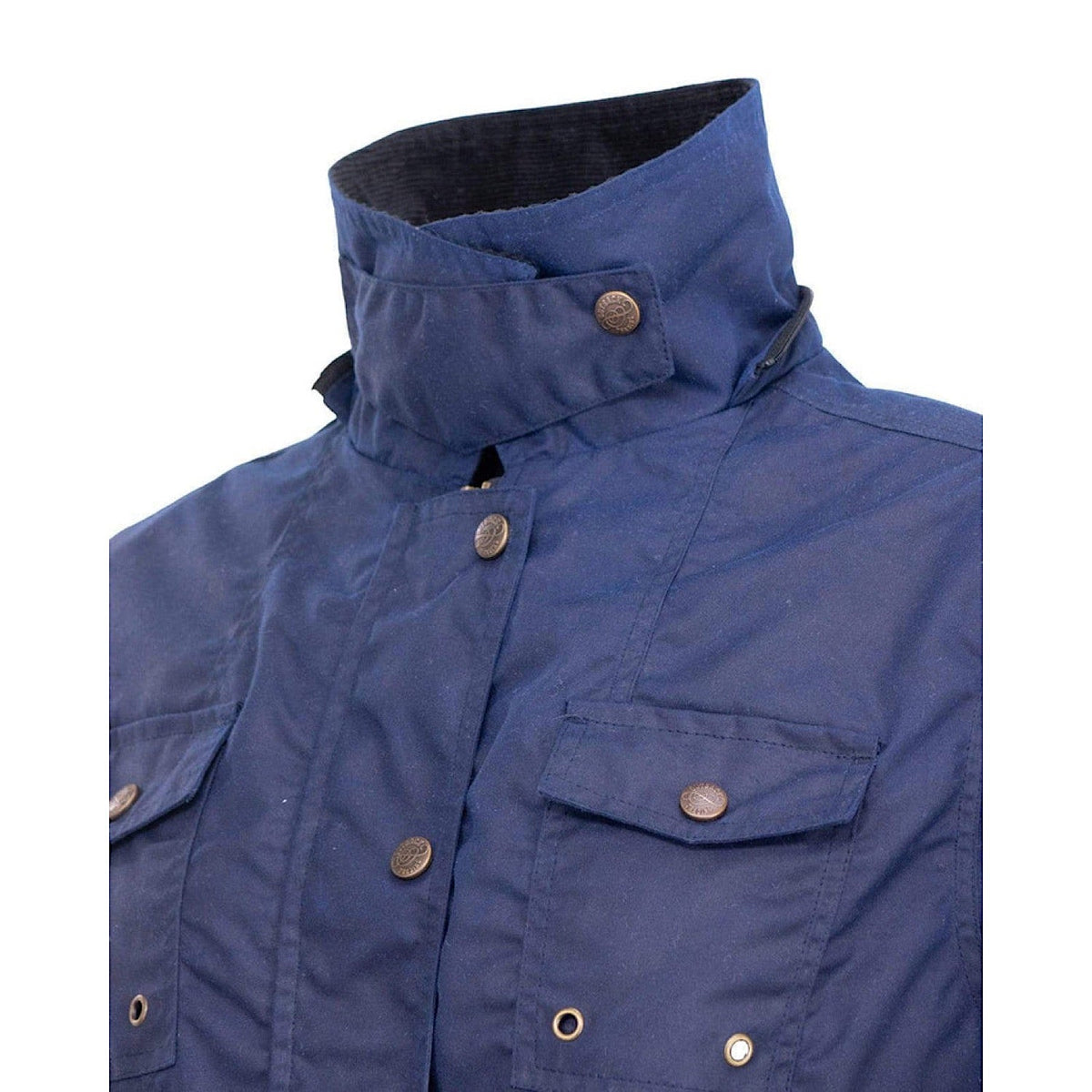 Outback Trading Womens Jill-A-Roo Oilskin Jacket Navy