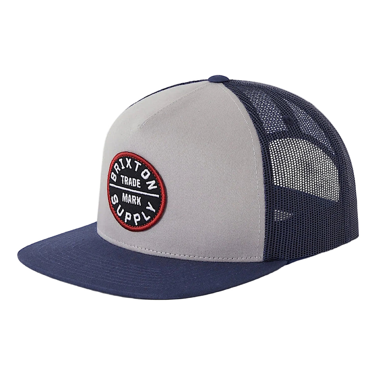 Brixton Oath MP Trucker Hat - Sustained Grey/Washed Navy