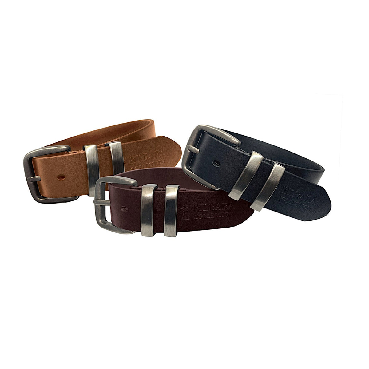 Pilbara Leather Belt - Dark Brown
