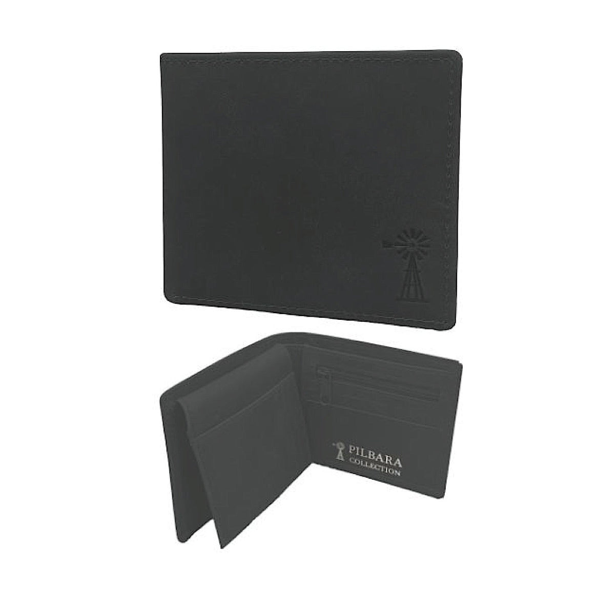 Pilbara Leather Wallet - Black