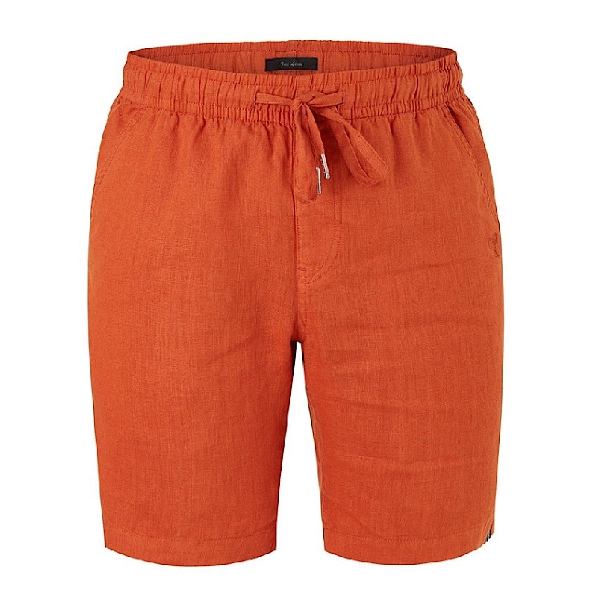 Pilbara Men's Casual Fit Linen Shorts - Rust