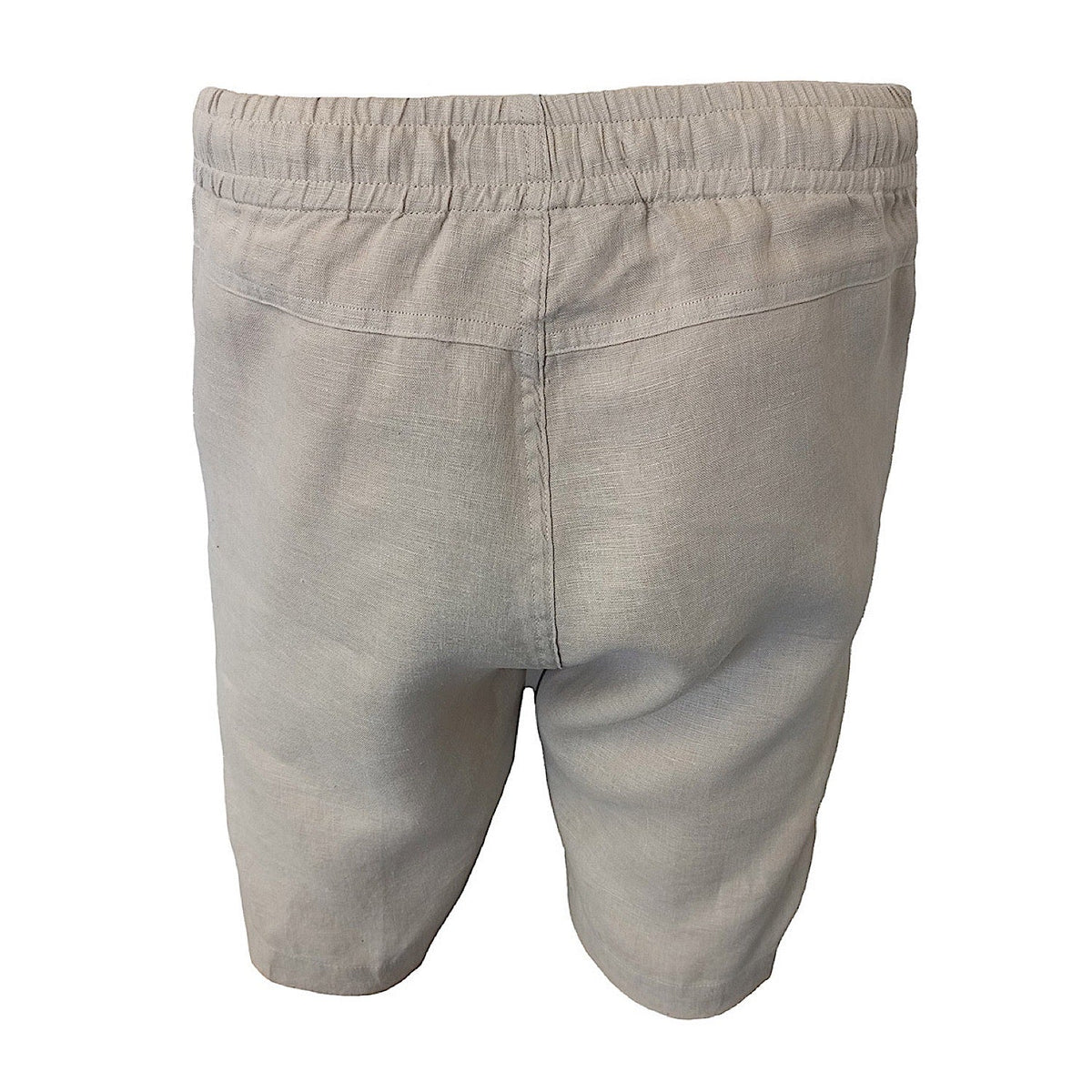 Pilbara Men's Casual Fit Linen Shorts - Flax
