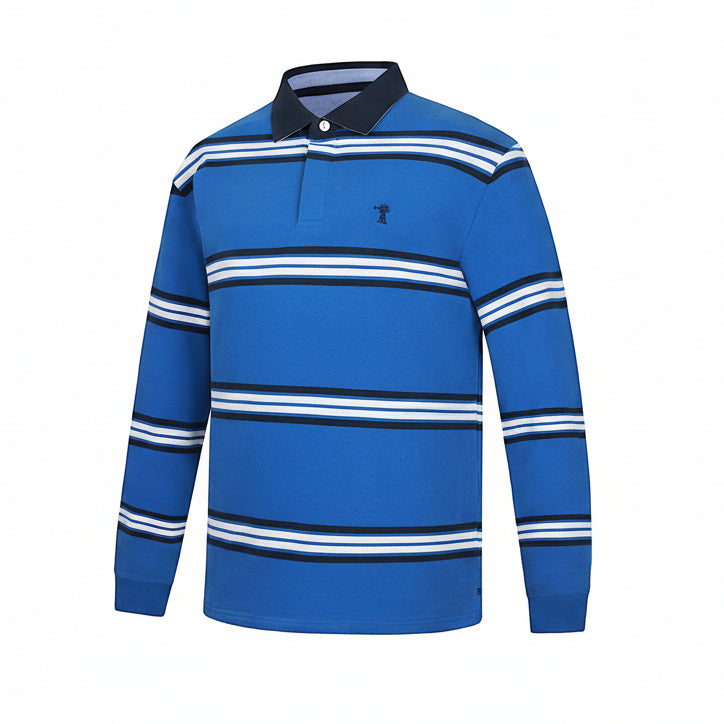 Pilbara Men’s Classic Rugby Jersey - Blue/Navy/White