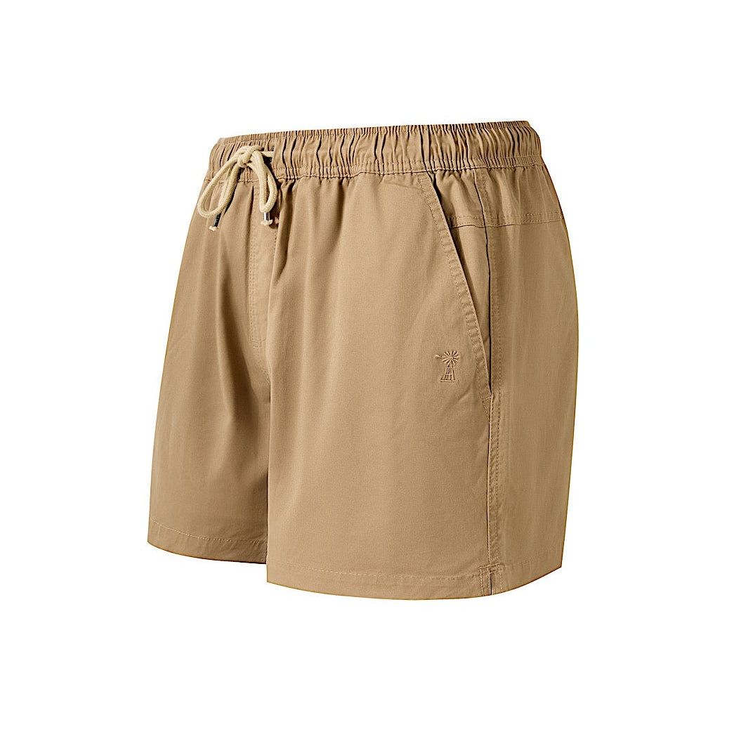 Pilbara Men’s Cotton Stretch Walk Short - Caramel