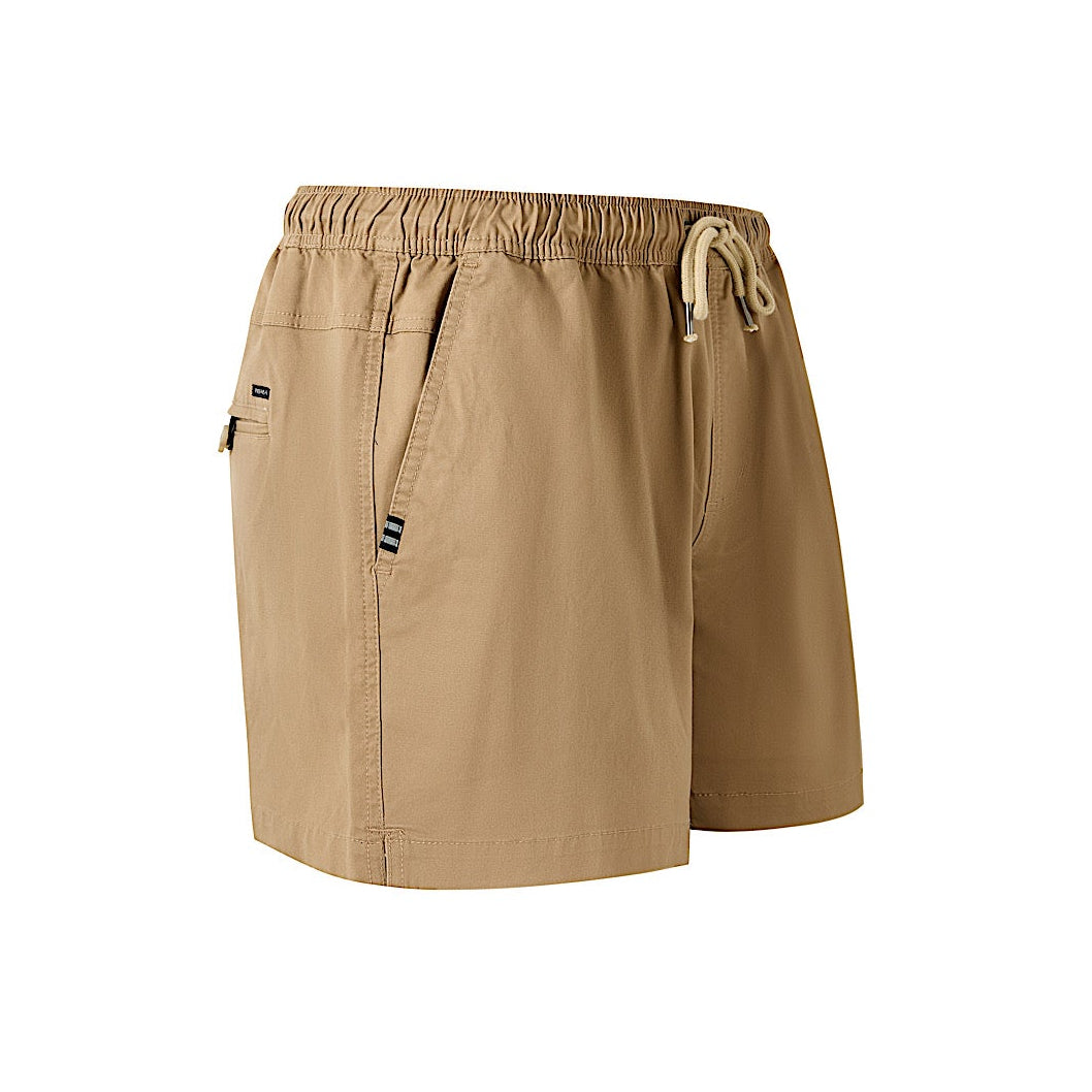 Pilbara Men’s Cotton Stretch Walk Short - Caramel