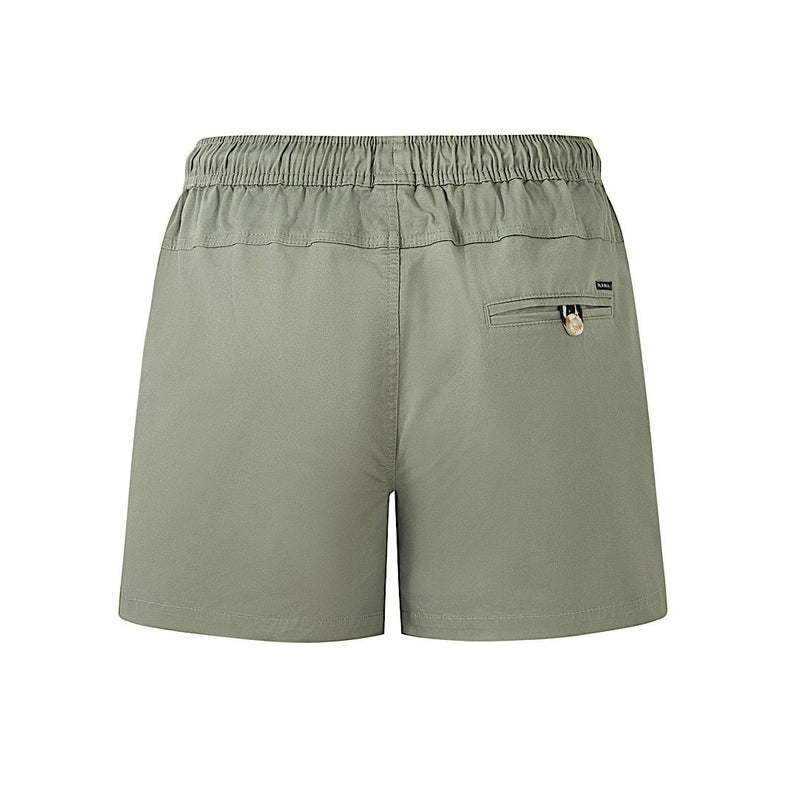 Pilbara Men’s Cotton Stretch Walk Short - Pale Olive