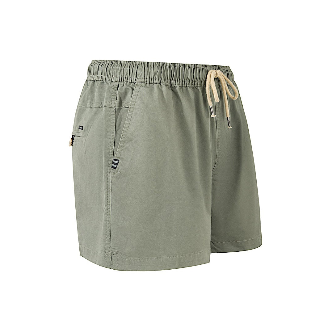 Pilbara Men’s Cotton Stretch Walk Short - Pale Olive