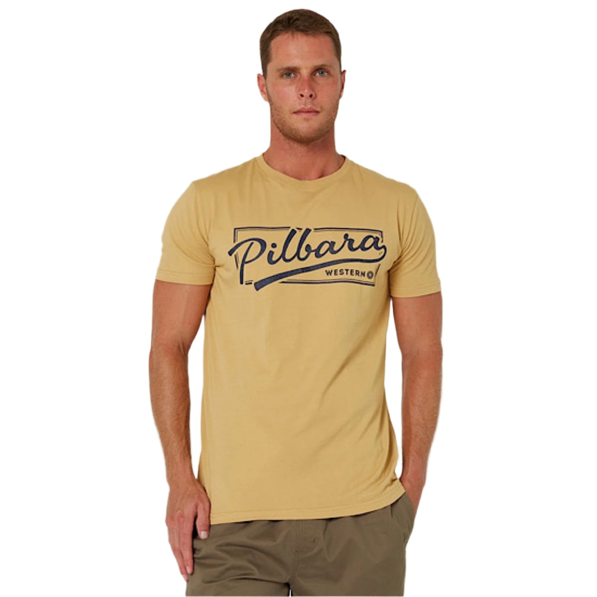 Pilbara Men’s Game Day T-Shirt - Golden Rough