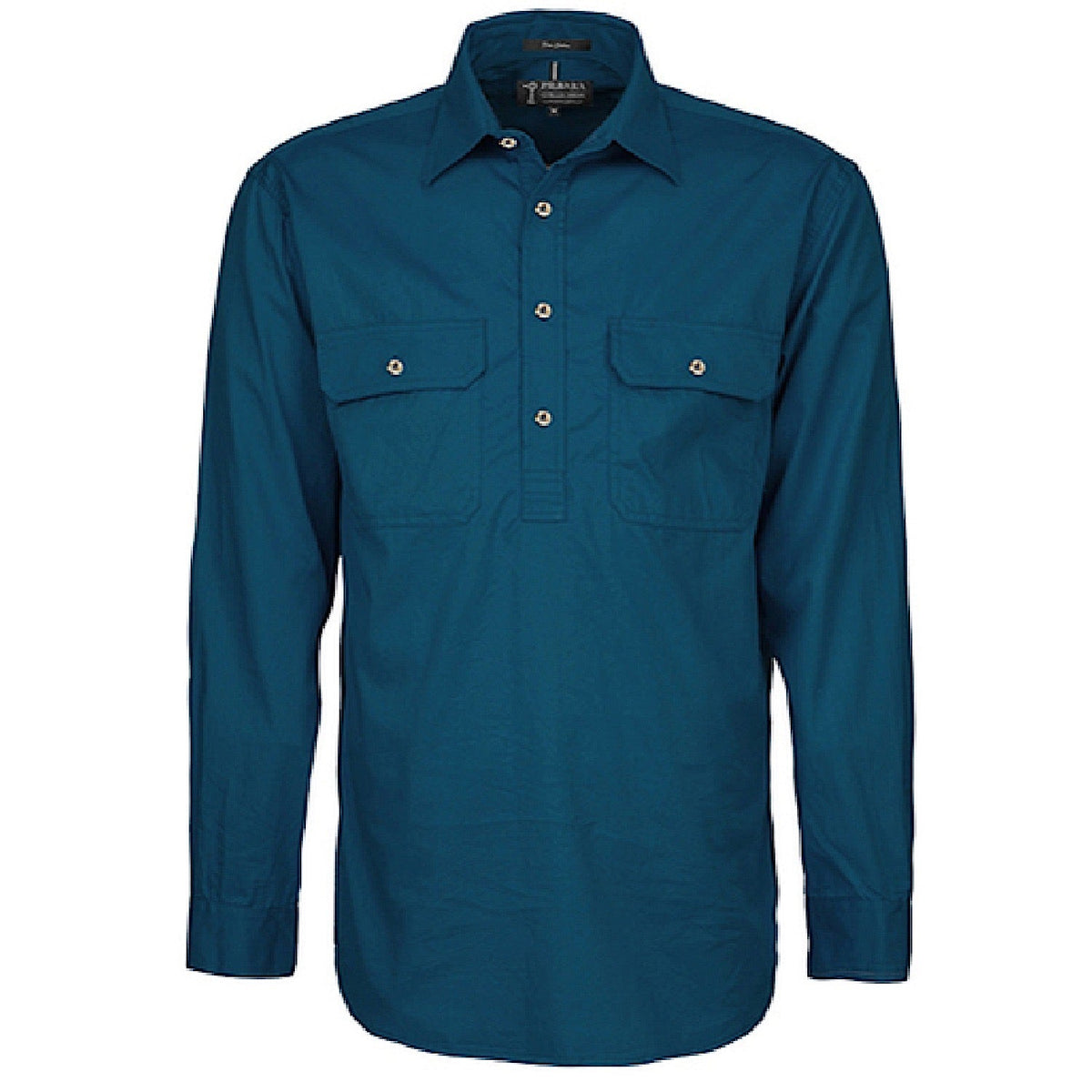 Pilbara Men’s Heavy Weight Closed Front L/S Shirt Diesel