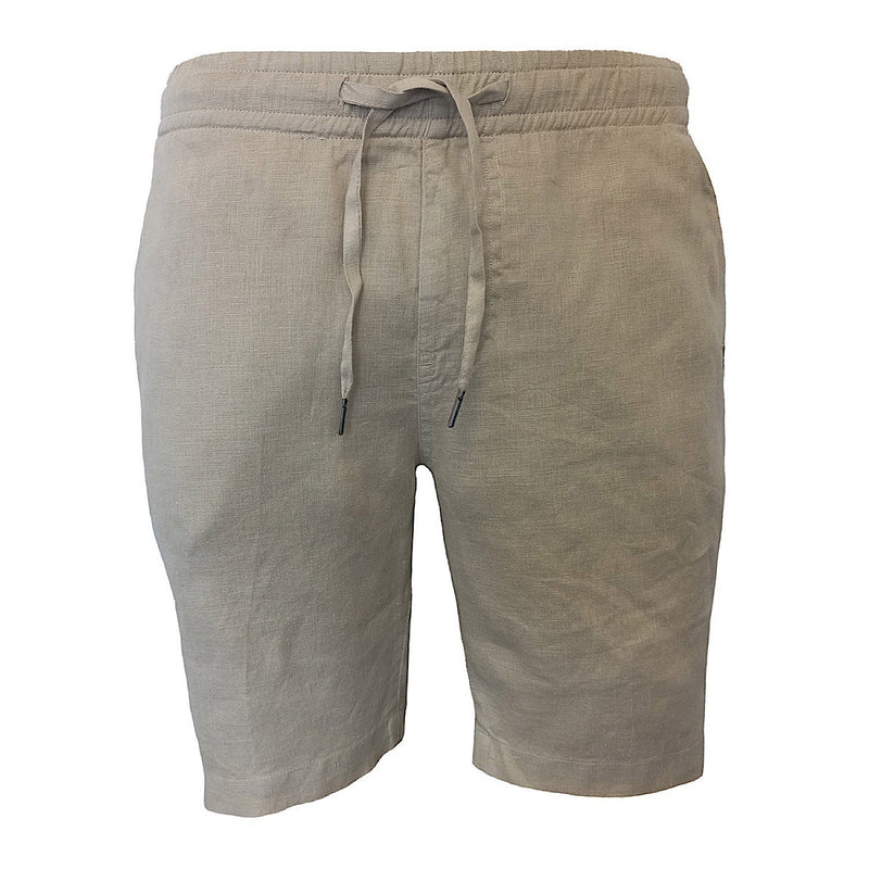 Pilbara Men's Casual Fit Linen Shorts - Flax