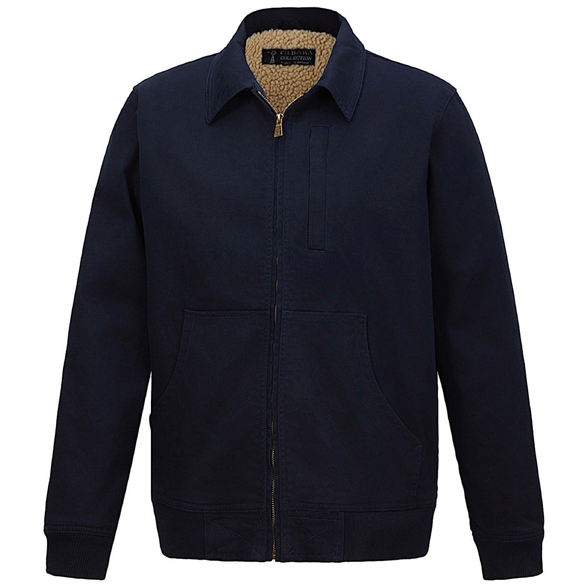 Pilbara Men’s Sherpa Bomber Jacket - Navy