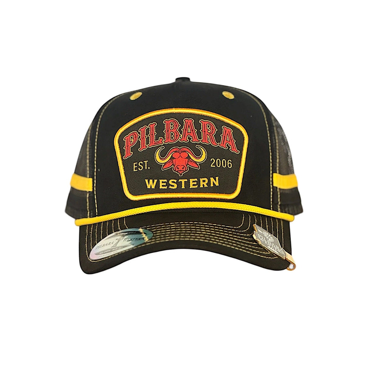 Pilbara Western Buffalo Cap - Black