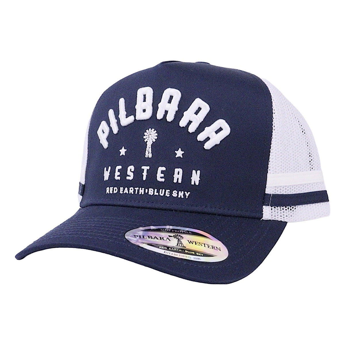 Pilbara Western Classic Cap - Navy/White
