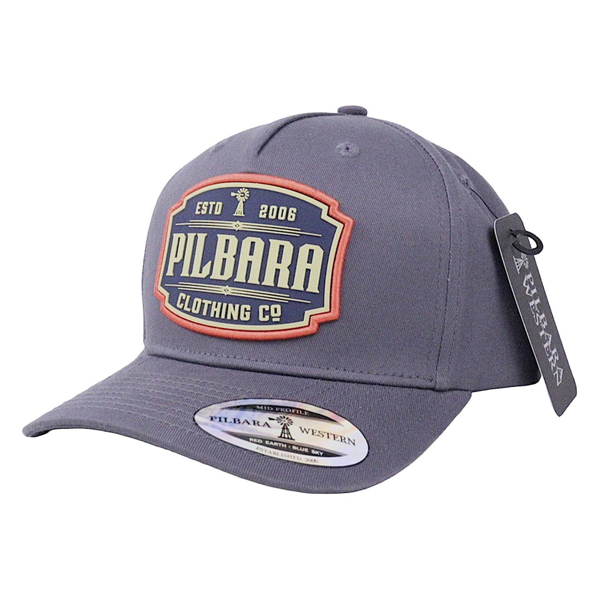 Pilbara Western Clothing Co Cap - Dark Grey