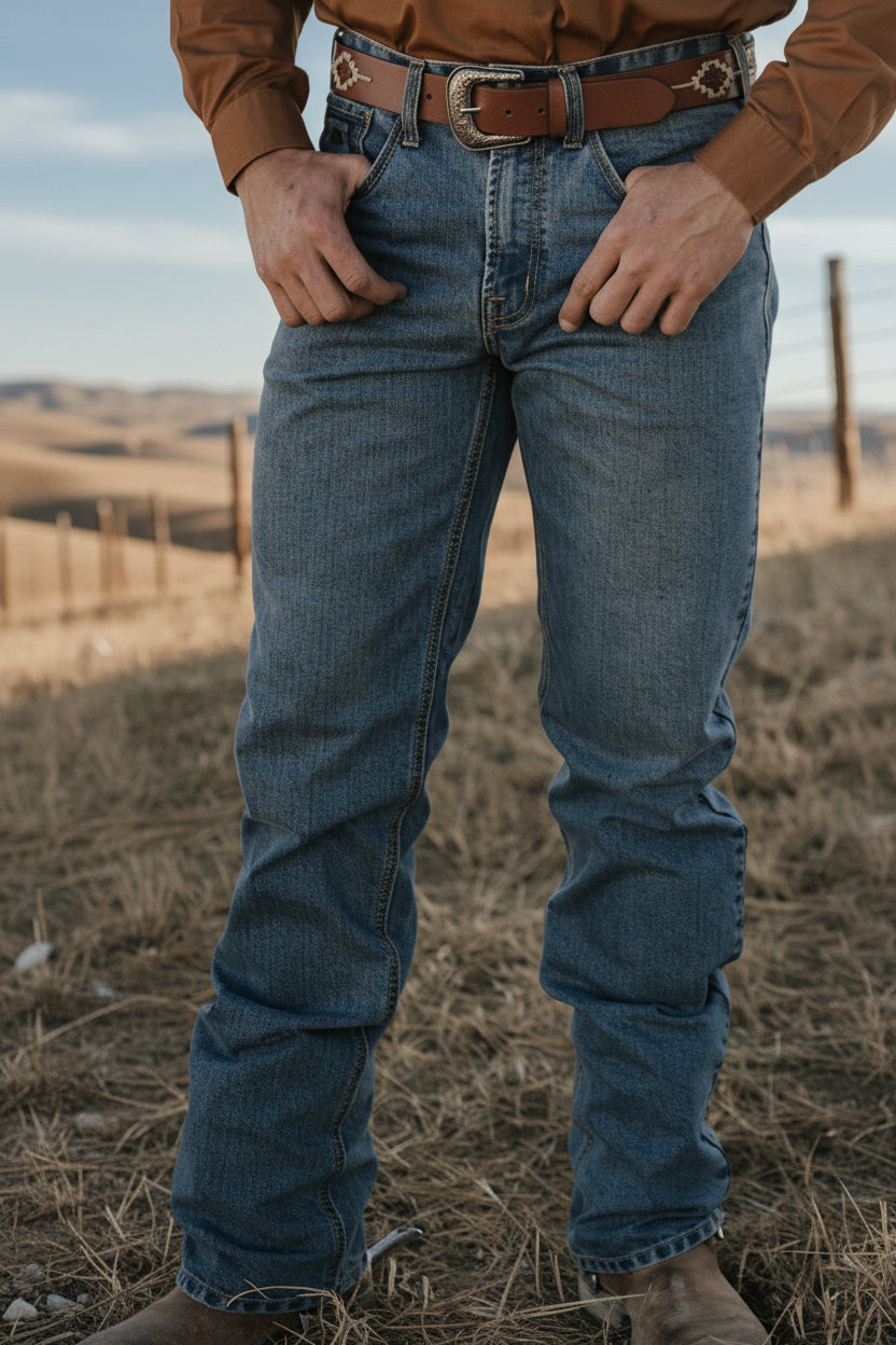 Pilbara Western Men’s Angus Jeans - Indigo
