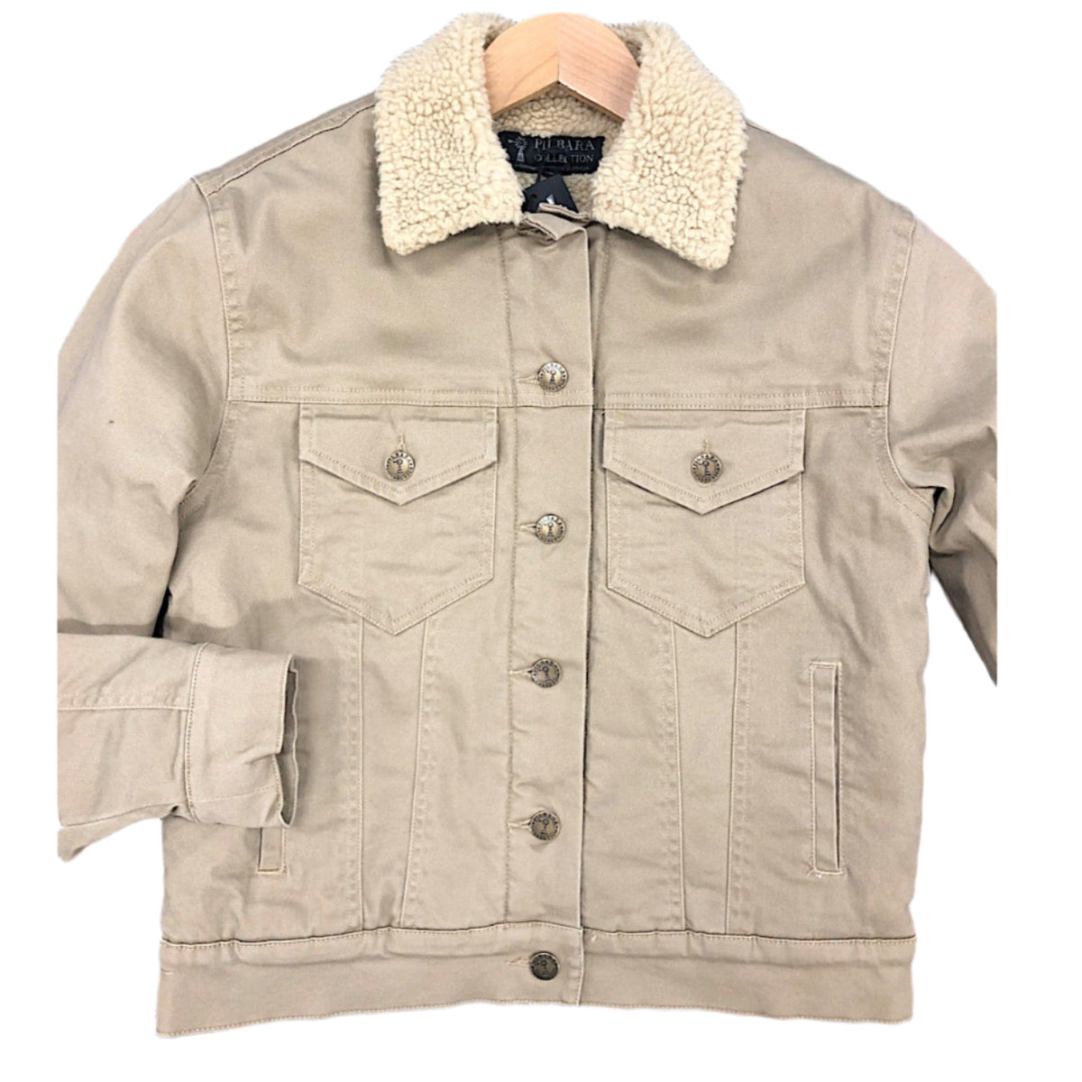Pilbara Women’s Sherpa Lined Jacket - Wheat