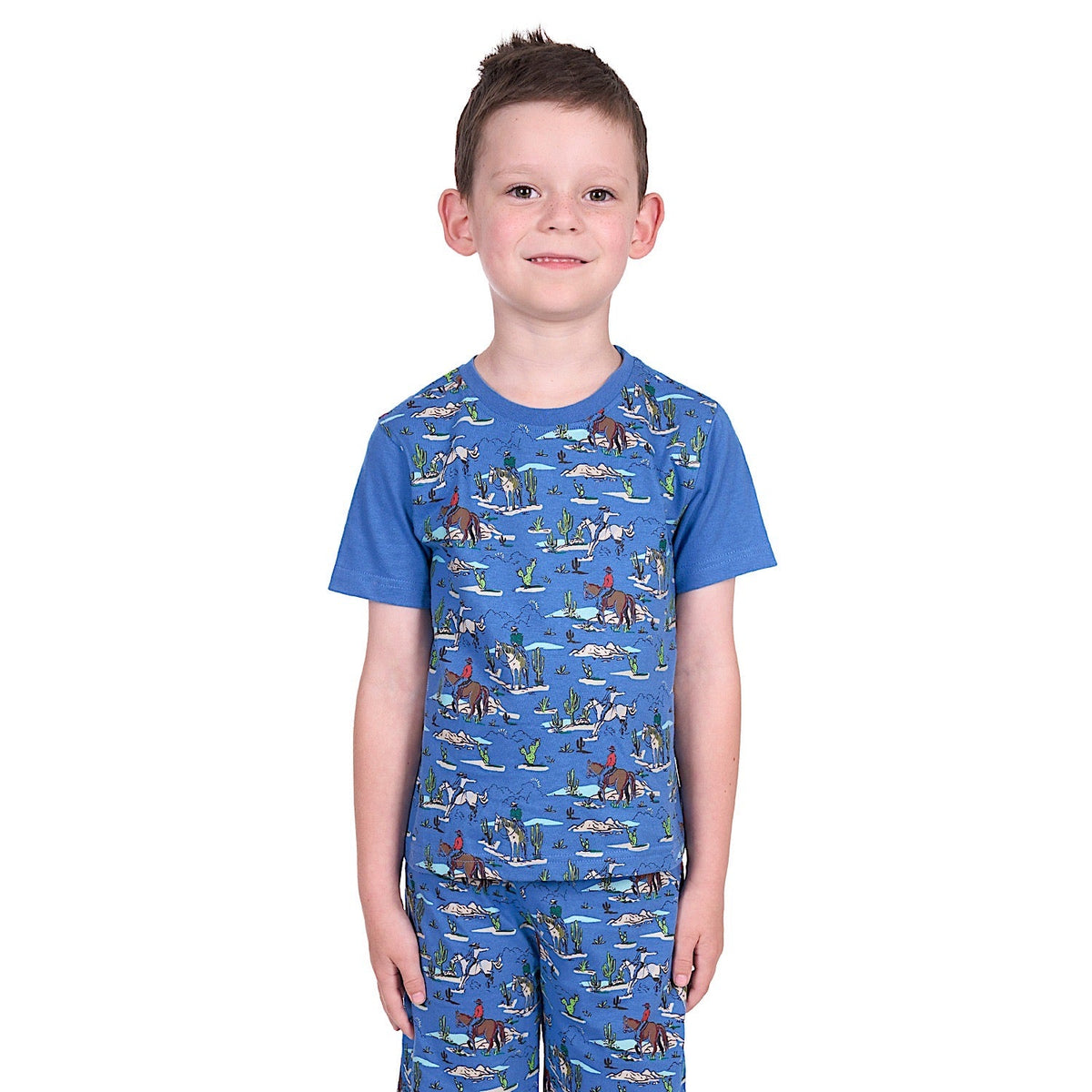 Pure Western Boy’s Brady PJ - Denim