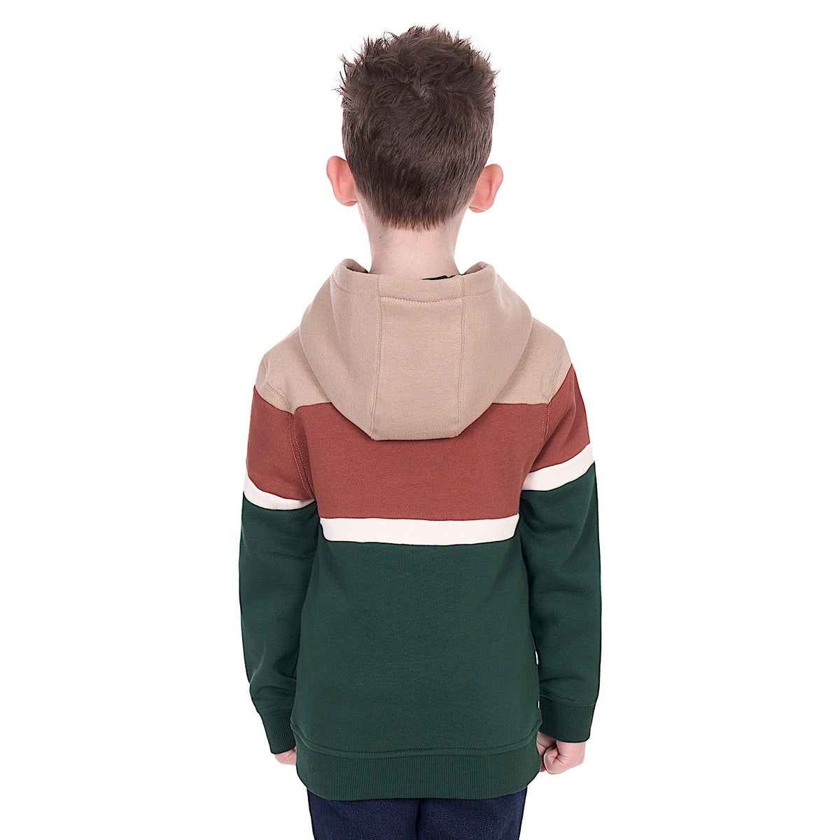 Pure Western Boy’s Harry Hoodie - Green/Multi