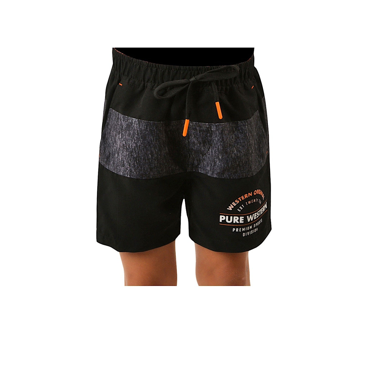 Pure Western Boys Louis Boardshort Black